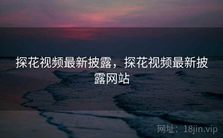 探花视频最新披露，探花视频最新披露网站