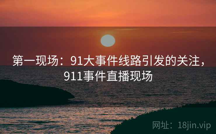 第一现场：91大事件线路引发的关注，911事件直播现场